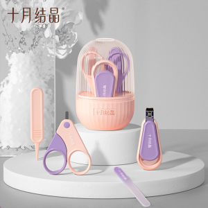 TEN-M JOURNEY 4 Pcs Baby Nail Clipper Set - Safe & Gentle Baby Nail Care Kit for Newborns