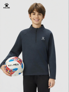 Kelme | Children Half Zip Soccer Training Sportswear