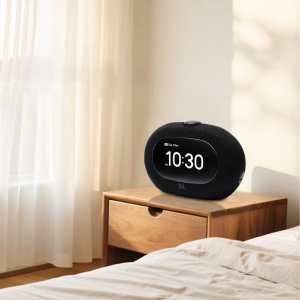 JBL | Bluetooth FM Radio Alarm Clock Speaker with Night Light for Bedroom