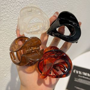 Good-looking Minimalist Design Arc Grip Summer Back Head Hair Clip Zixue Middle School Number Half Tie Shark Clip