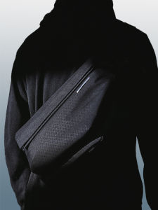 Niid R1 Mega Crossbody Computer Bag 14 Inch Mens Single Shoulder Bag Casual Style Soft Handle Polyester Material Large Size