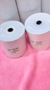 กระดาษเคมี 2ชั้น 75x75 mm 100ม้วน - กระดาษเคมี 2ชั้น 75x75 mm 100ม้วน