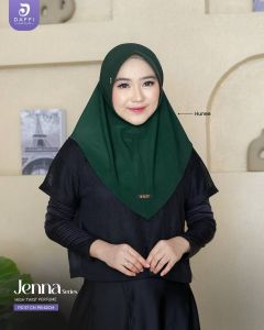 JENNA Sport (Chat Untuk Warna Ready) Daffi Hijab Olahraga Premium Jersey Yoga Pound Fit Kerudung Jilbab Instan Lancip