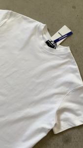 Nhập LAZFASHION88 giảm 20% đơn 149k - Áo Thun Boxy DAPPERANDMORE Form Boxy Trơn 100% Cotton 250GSM - White/ Black