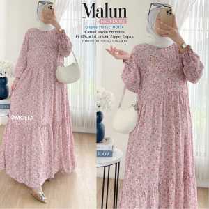 MALUN MIDI DRESS WANITA