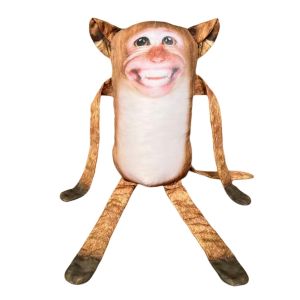 28CM Hugging Monkey Plush Toys Sleeping Stuffed Animal Monkey Plush Dolls Decoration Ornament Monkey Stuffed Toys Birthday Gift