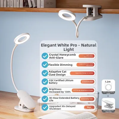 Philips | Eye Protection Study Desk Reading Emergency Lamp Clip Style