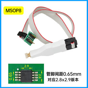 Aideepen | 2025 New 1 Pcs Tssop8 Msop8 chip download burn write probe spring needle flash eeprom chip burner cable