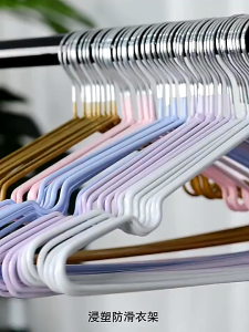 Hanger Baju Kawat Dewasa Gantungan Baju Besi Set Warna YJ-2 Hanger Kawat Tebal Kuat Premium Coating