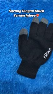 Sarung Tangan iGlove Touch Screen Hitam: Sarung Tangan Nyaman & Tahan Air