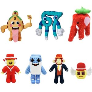 2026 New Steal A Brainrot Sammy Jandel Strawberry Elephant No.67 Plush Doll Anime Peripherals Toy Halloween Christmas Gift