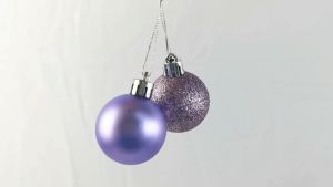 24Pcs/set Shiny Matte Christmas Balls Set for Home Seasonal Ornament Traditional Xmas Decorations