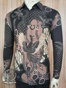 kemeja pria lengan panjang kemeja batik kekinian