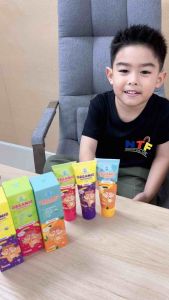 ยาสีฟันเด็ก ออแกนิค วิทยาศรม ยาสีฟันเด็กมีส่วนผสม Food grade ดูแลตั้งแต่ฟันซี่แรก