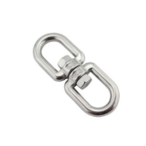 304 Stainless Steel Double Ended Anchor Swivel Eye Hook 4mm 5mm 6mm 8mm 10mm For Camping Hiking Indoor Outdoor Equipment