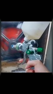 SAIGAOLE SGL-2008 Spray Gun HVLP Pistol Alat Cat Semprot Mobil Tabung Atas SET 3 Nozzle 600 ML