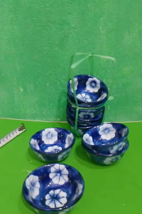 Combo 10 chén hoa mai nhỏ 9 cm (100ml)