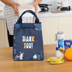 SHOP Tas Bekal Lunch Bag Dewasa Anak Sekolah Cooler Bag Insulated / Tas Bekal / Tas Kantong Asi / Canvas Bag