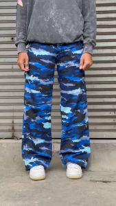 CELANA REGULER CARGO CARPENTER LORENG ARMY PANJANG GOMBRANG LONGGAR PRIA WANITA