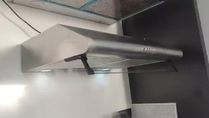 Tixx Range Hood 60/90CM 30m³/Min Stainless steel 3-Speed Settings Button Control LED Light