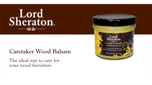 Lord Sheraton Wood Balsam 125ml l Wood Care