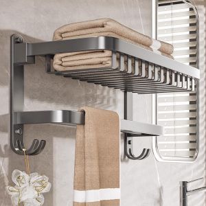 Non-drilling Bathroom Storage Shelf