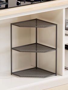 WUBUWEI | Multi-tier Kitchen Corner Spice and Pot Storage Rack for Cabinet