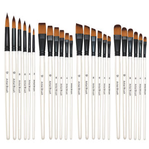 Lonely Finger | 6pcs Artist Paint Brushes Set Artist Paintbrushes For Acrylic Oil Watercolor Acrylic Painting For Body Face Rock Canvas