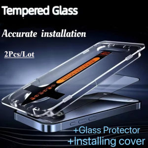 2Pcs Dust-Free Cabin Tempering Glass For VIVO V30 V40 V29 V27 Pro S17 S18 S20 Pro Y78+ Screen Protector Second Pasting HD Glass