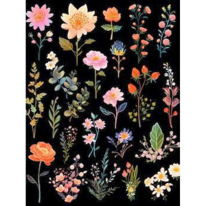 1000Pieces Jigsaw Puzzle Beautiful Simple Flowers Scene For Adults Perfect For Quiet Evening Activity