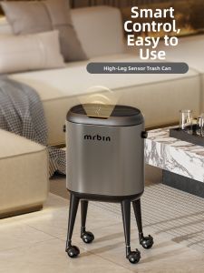 MR.Bin | Automatic Induction Stainless Steel Trash Can Portable