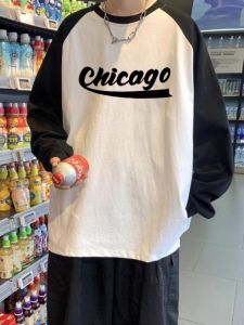 Loose Fit Mens Long Sleeve T-Shirt Pure Cotton Casual Spring New Style Trendy Brand Breathable Comfortable Base Layer Shirt