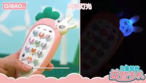 Mamibayi Mainan Ponsel Bayi Handphone Baby Musik Rabbit