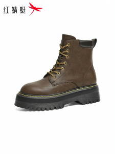 Reddragonfly | Thick Sole Retro British Style Womens Boots