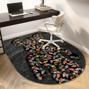 Thảm Máy Tính Chơi Game Violence Bear Thảm Phòng Học Chống Trượt Thảm Bàn Làm Việc Thảm Phòng Ngủ Thảm Quay Ghế Máy Tính