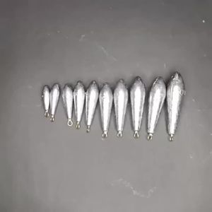 10g 15g 20g 30g 40g 50g 60g 80g 100g Fishing Weight Sinker Deep Water Drop Bullet Weight Sinkers Fishing Tackle Accessories