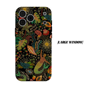 Tropical Mermaid Print Phone Case for iPhone 18 17 16 15 14 13 12 11 Air Pro Max Plus Double-layer Cover