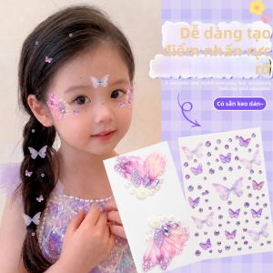 Nhãn Dán Trang Trí Mặt Hình Con Bướm