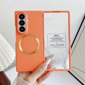 Ốp Lưng Điện Thoại Sạc Không Dây Từ Tính Cho Samsung Galaxy Z Fold - Vỏ Bảo Vệ Chống Rơi Với Miếng Dán Kính Cường Lực Cho Các Mẫu 8 Ultra 7 6 5