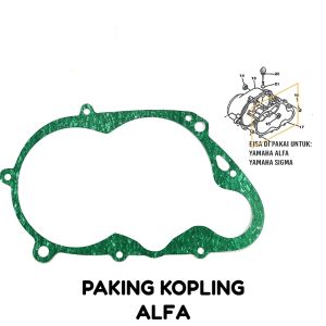 Paking Kopling Alfa - Packing Gasket Block Blok Bak Samping Kopleng Kupling Crankcase Rengkes Kanan Yamaha Champ Sigma