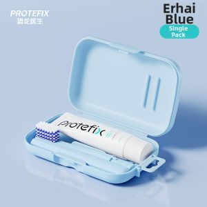 PROTEFIX | Portable Travel Toothpaste and Toothbrush Set