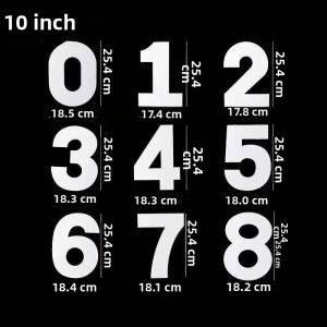 0-8 Số Bộ Khuôn Làm Bánh DIY Dụng Cụ Trang Trí Bánh Sinh Nhật Confeitaria Máy Làm Bánh Ngọt Làm Bánh Phụ Kiện Thân Thiện Với Môi Trường 4/6/8/10inch