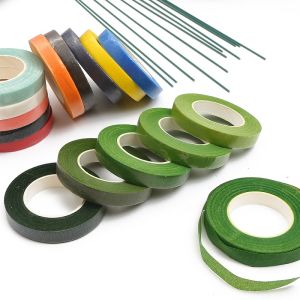 30 yards hoa băng băng dính hoa không thấm nước băng co dãn tăng chùm Dòng tự dính giấy xanh loại băng tự làm thủ công phụ kiện