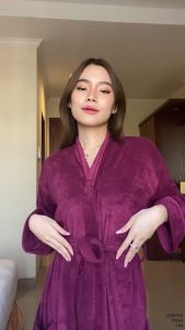 Handuk Kimono Dewasa Jumbo Ld 120 cm/ Polos / Jubah Mandi Dewasa Jumbo / Cewek Cowok / Millieshop