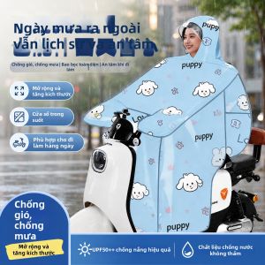 JOYCS | Bộ Che Nắng và Gió 2 trong 1 cho Xe Đạp Điện Mới