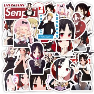 50pcs Kaguya-sama: Love Is War Stickers Laptop Bicycle Guitar Skateboard Sticker Kid DIY Graffiti Waterproof Stickers Toy