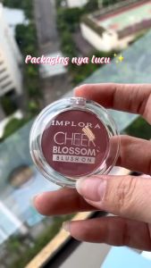 IMPLORA  Cheek Blossom Blush On 3.5g | perona wajah blushon padat (BPOM)