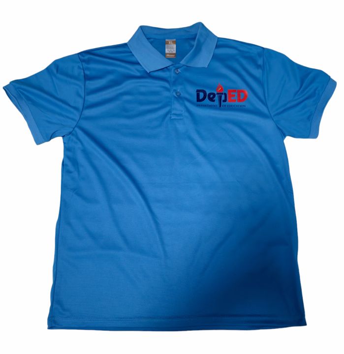 Customized Deped Matatag Sky Blue Drifit Polo Shirt Lazada Ph 0176