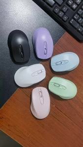 other | 2.4G Wireless Mouse Battery Macaron Multicolor Portable Ergonomic Gaming Mouse Wireless Computer Mause Mute Mouse For Laptop PC