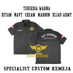 KEMEJA SERAGAM SAT RESKRIM